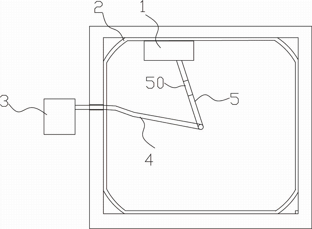 Air conditioner temperature adjusting system with motion sensing control function