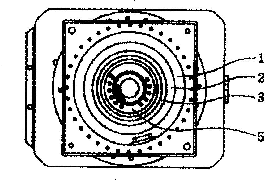 Direct driving type mainshaft head and synthetic processor and manufacturing method thereof