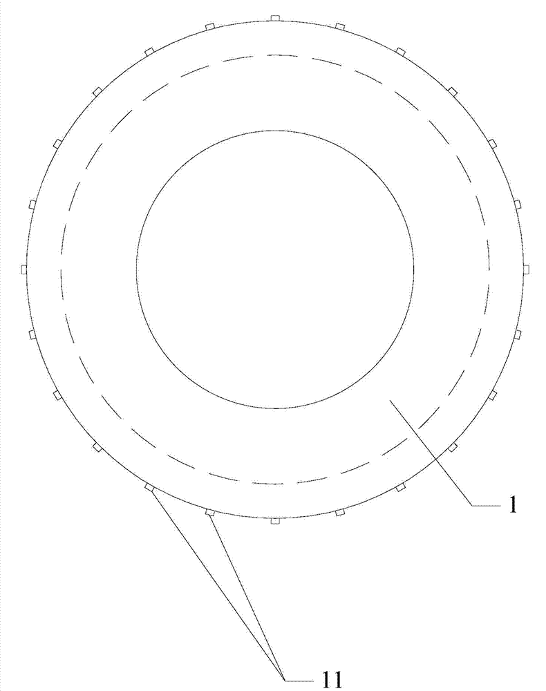 Anti-slip injection molding nut