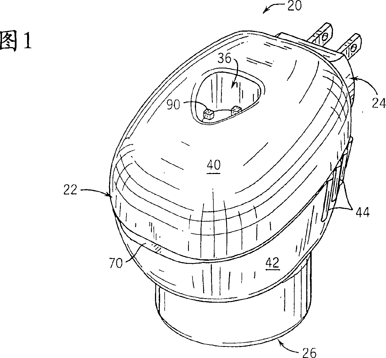 Electric liquid volatile dispenser