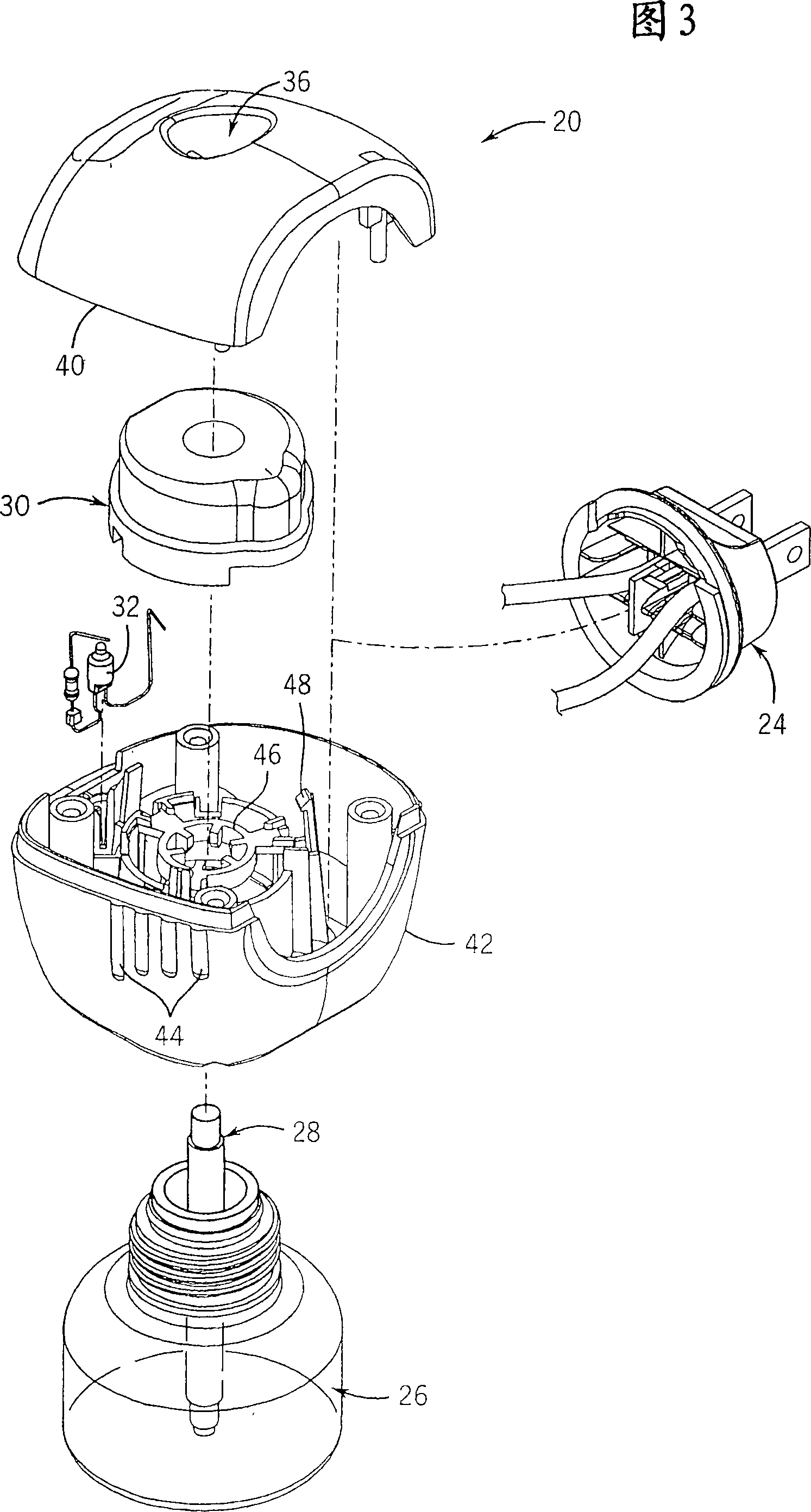 Electric liquid volatile dispenser