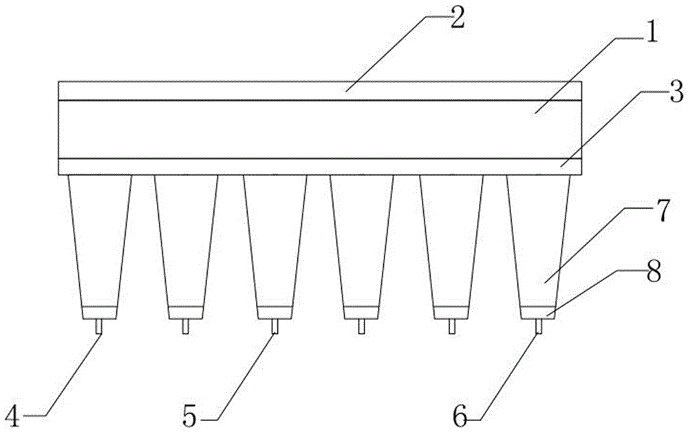 Implantable multifunctional micro-needle array brain electrode