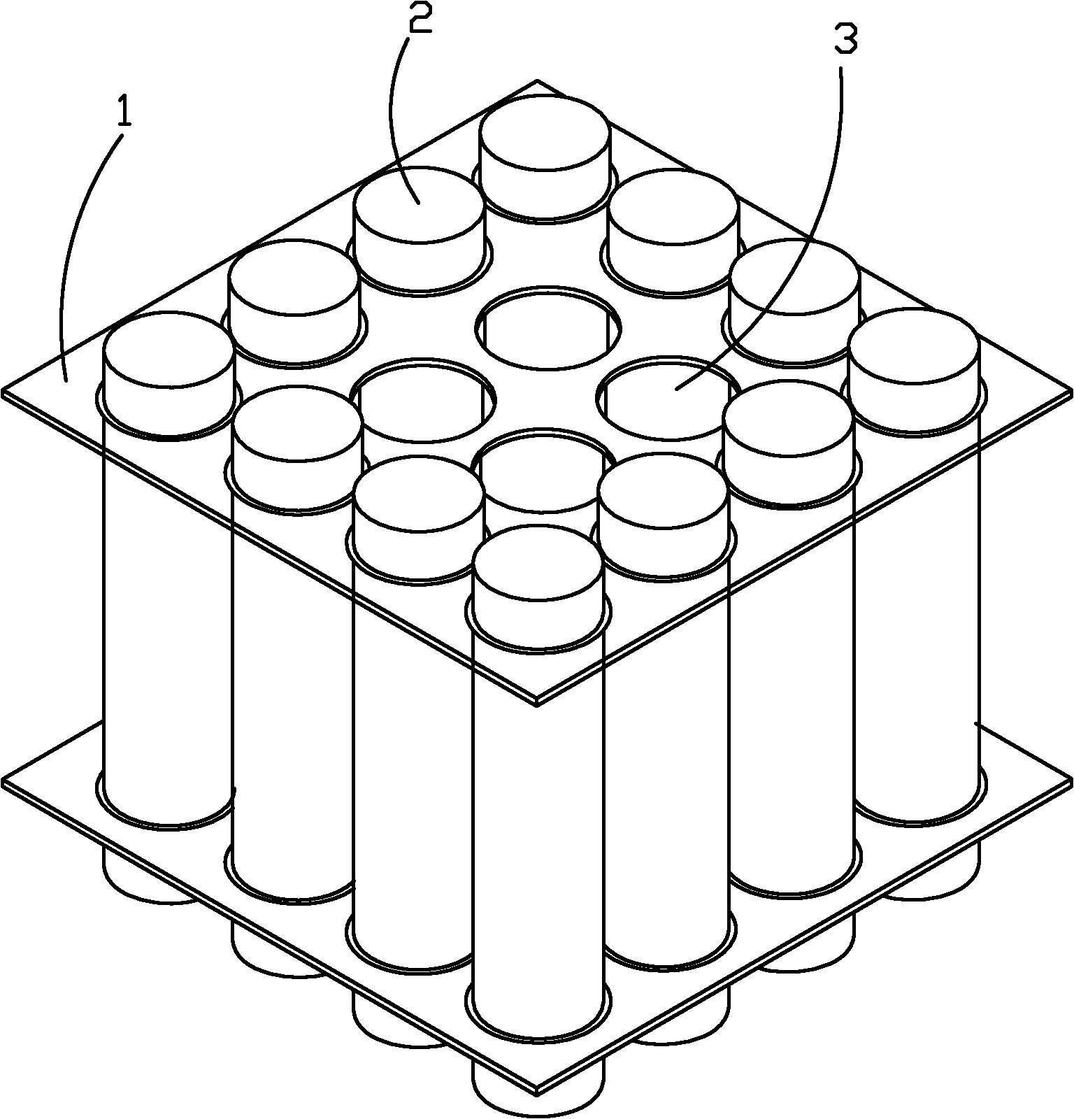 Battery monomer bracket and combined battery bracket thereof