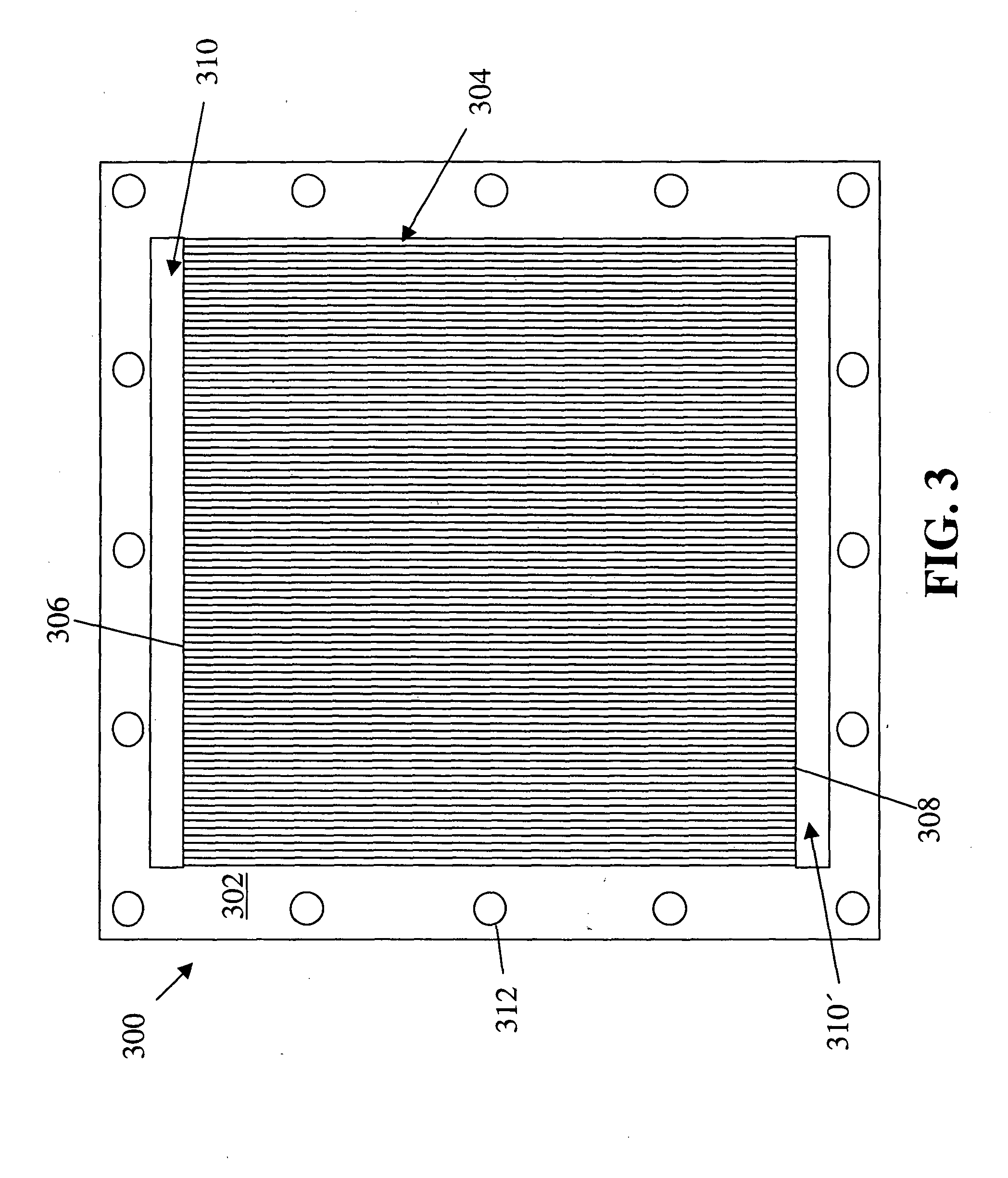 Flow field plate arrangement for a fuel cell