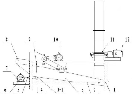 Crop straw impurity removing machine