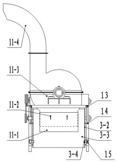 Crop straw impurity removing machine