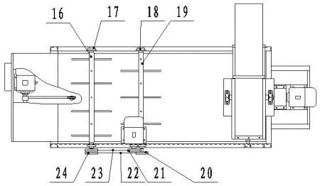 Crop straw impurity removing machine