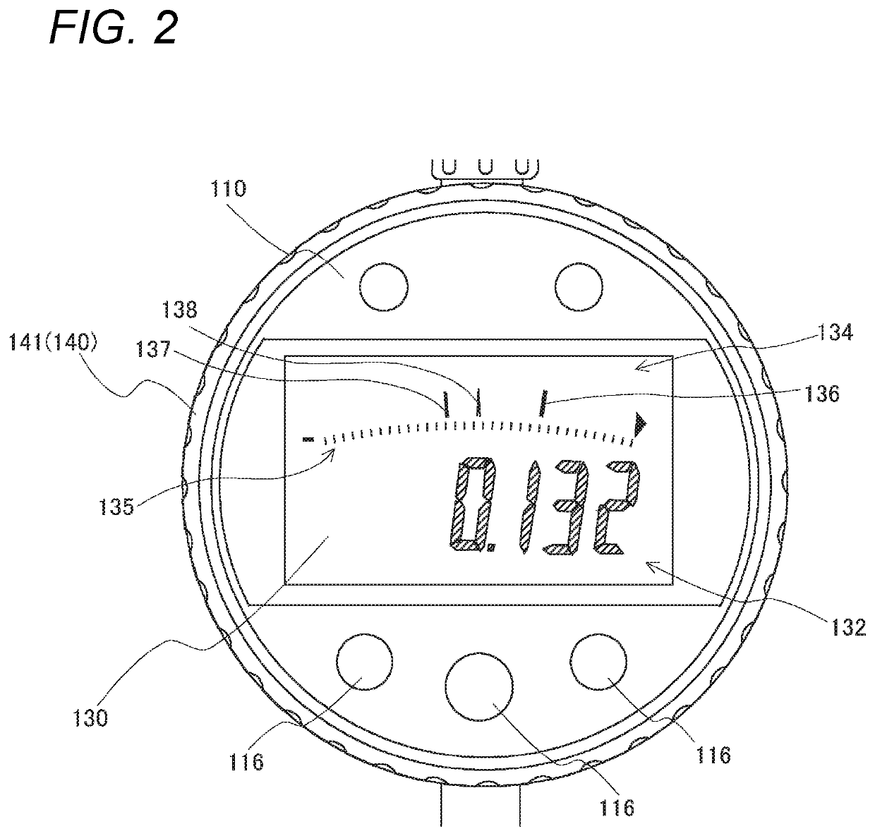 Measuring instrument that detects displacement of a contact point