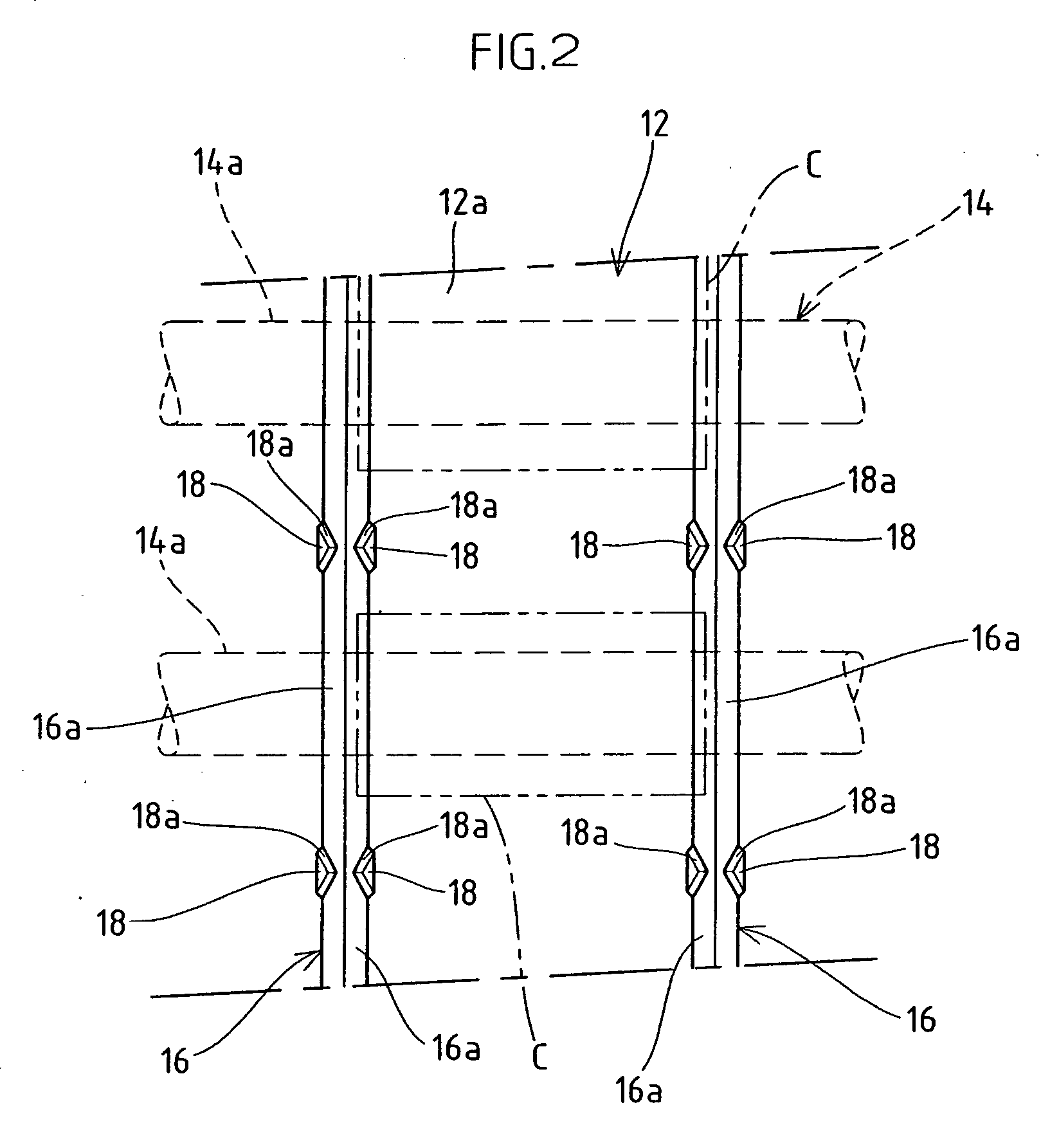 Stream down type ice making machine