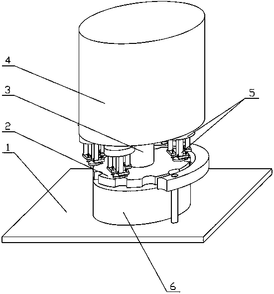 Cover pressing device with quickly replaceable pressing head