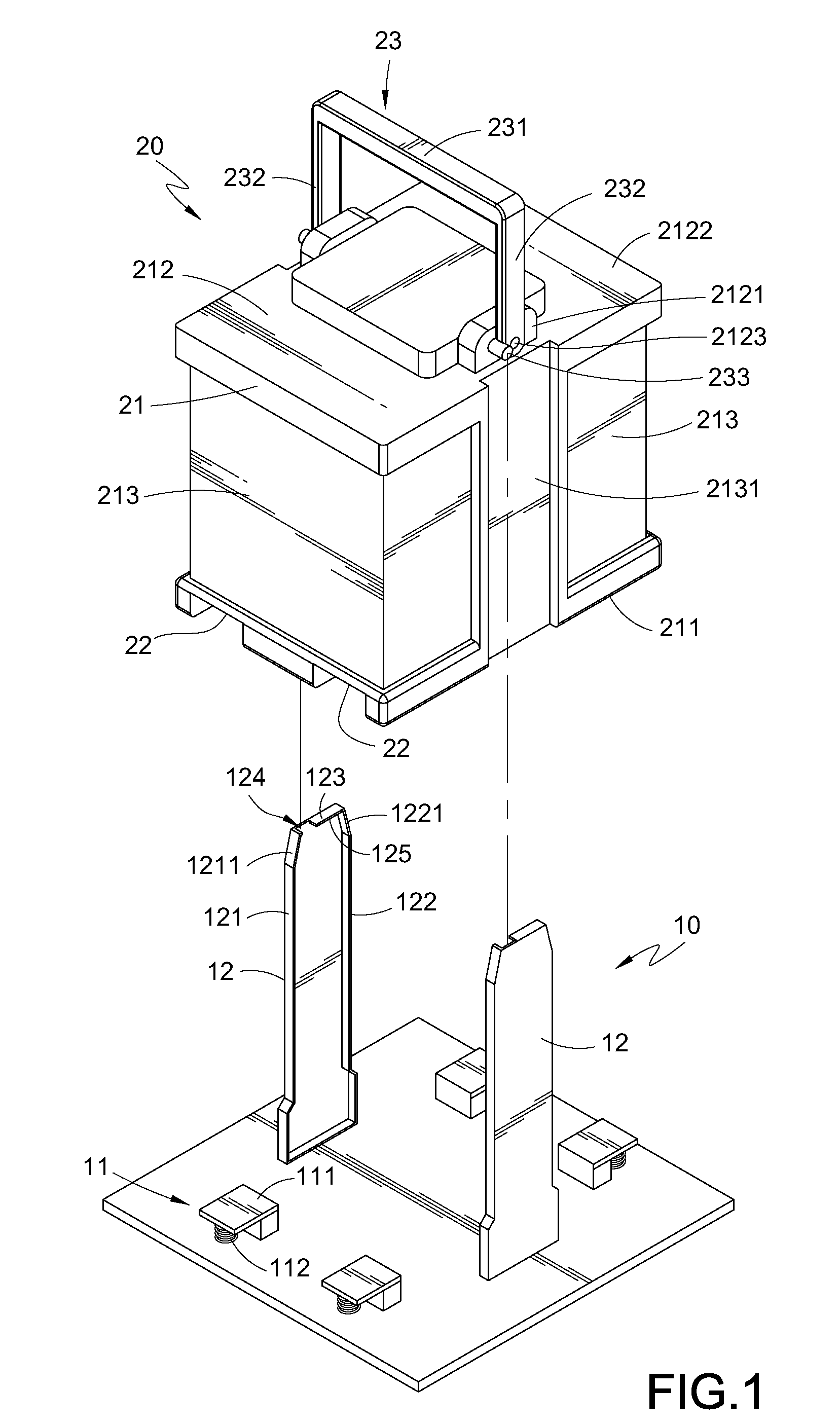 Rapid exchange battery construction