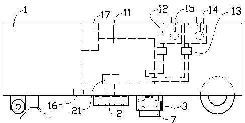 Automatic-spray scrubbing sweeper