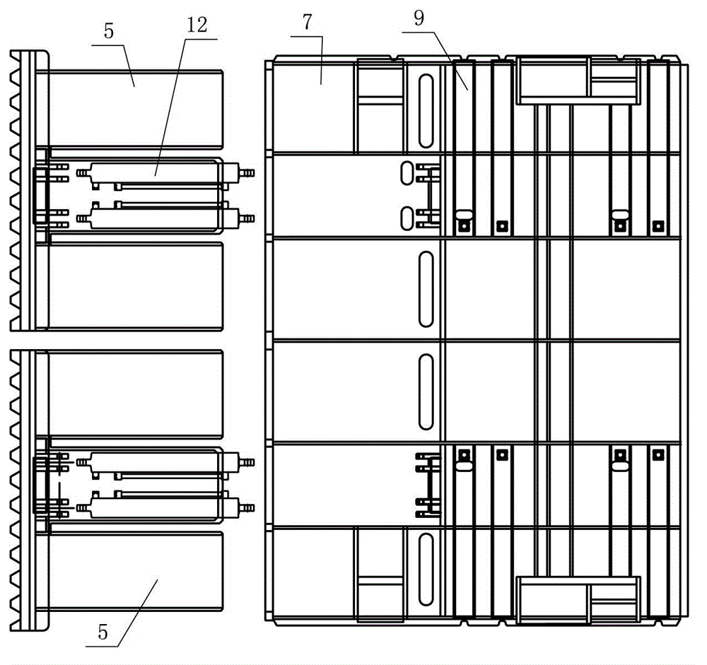 Mobile support bracket of tunneling machine