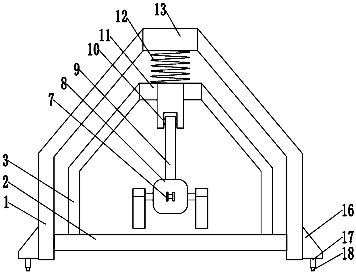 Simple agricultural rammer compactor