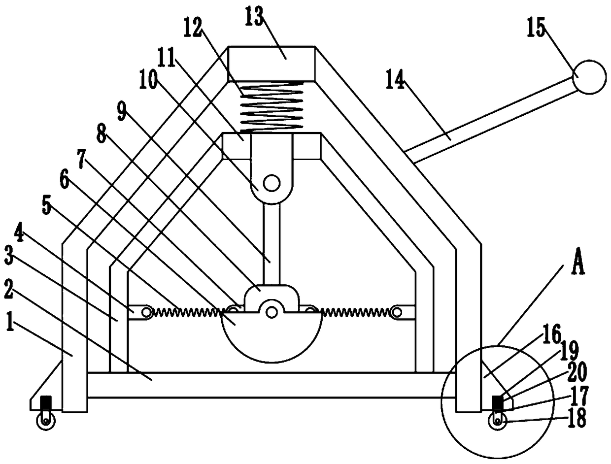 Simple agricultural rammer compactor