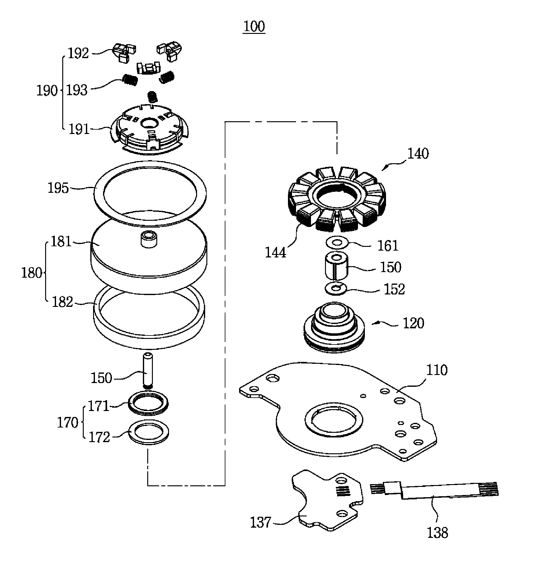 Motor and method of manufacturing the same