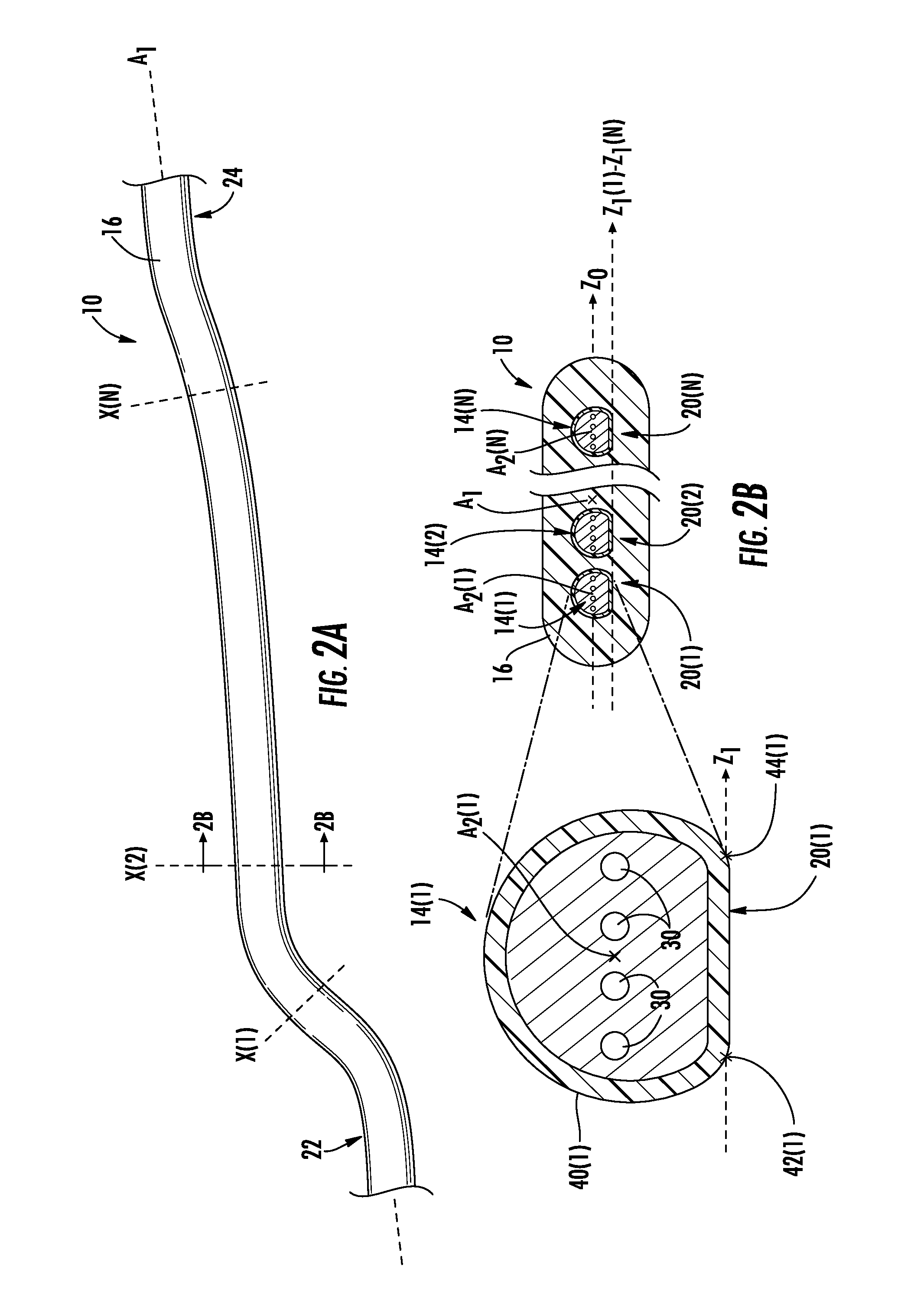 Angular alignment of optical fibers for fiber optic ribbon cables, and related methods