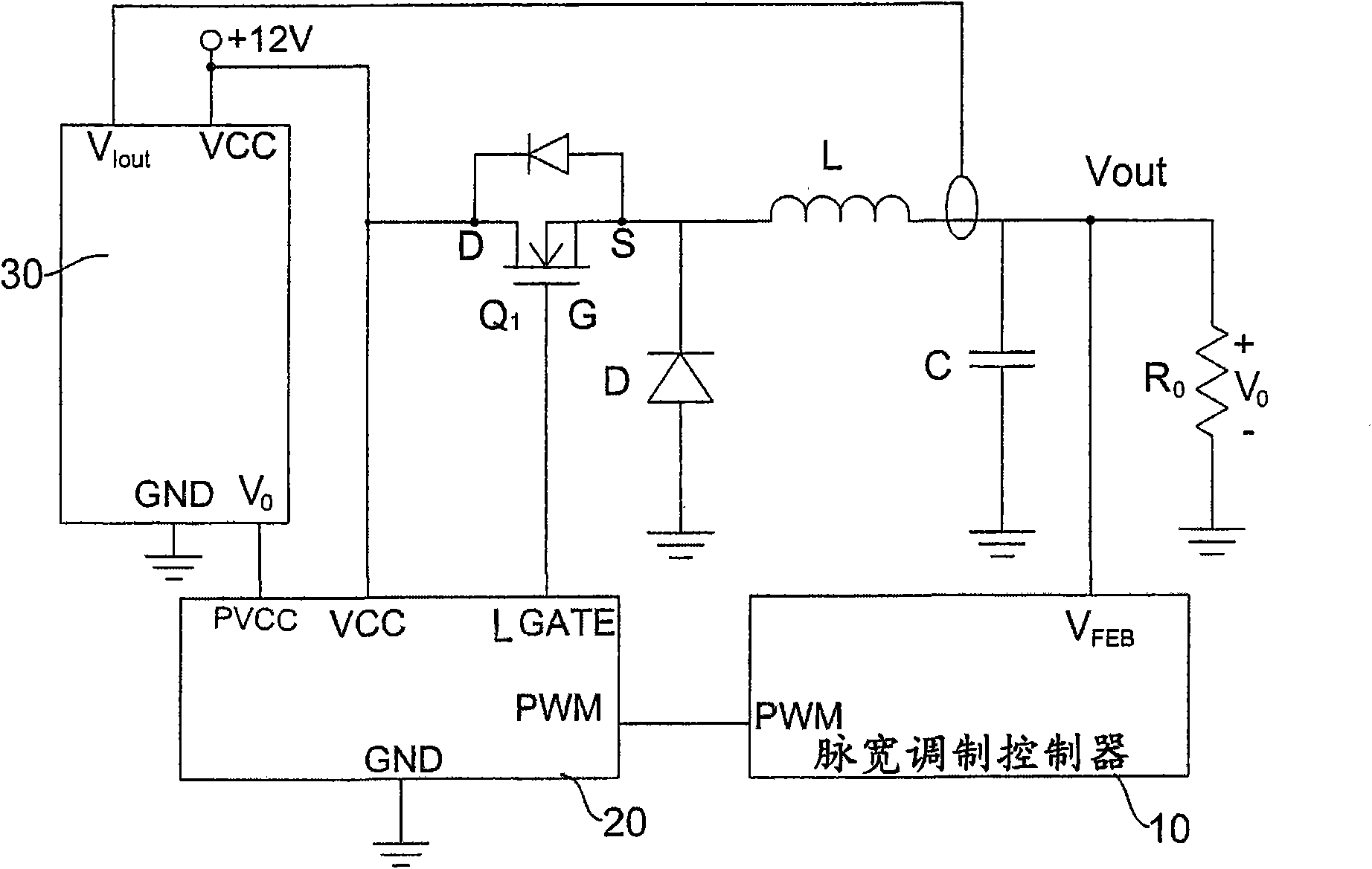 Voltage modulation circuit capable of increasing light load efficiency