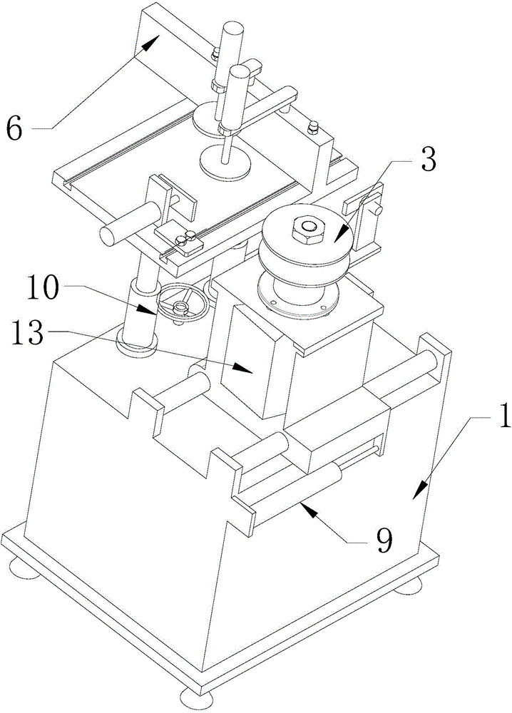 Angle head grinding machine