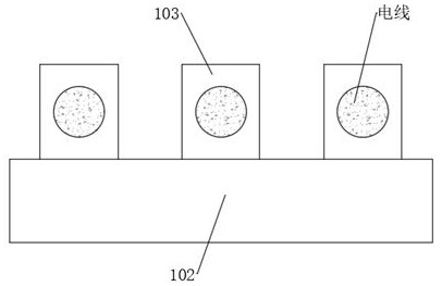 Falling object cooling type junction box for electrical equipment