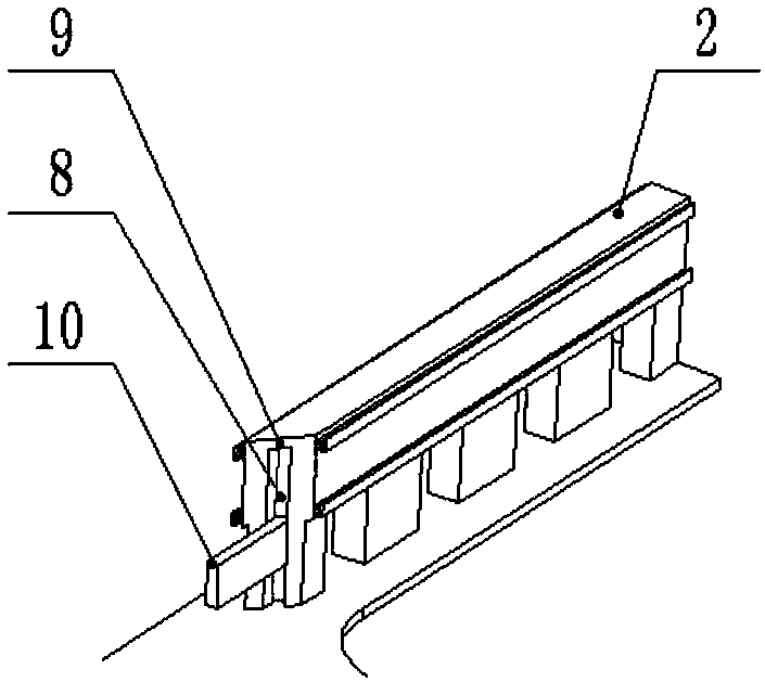 Lifting straddle type monorail turnout