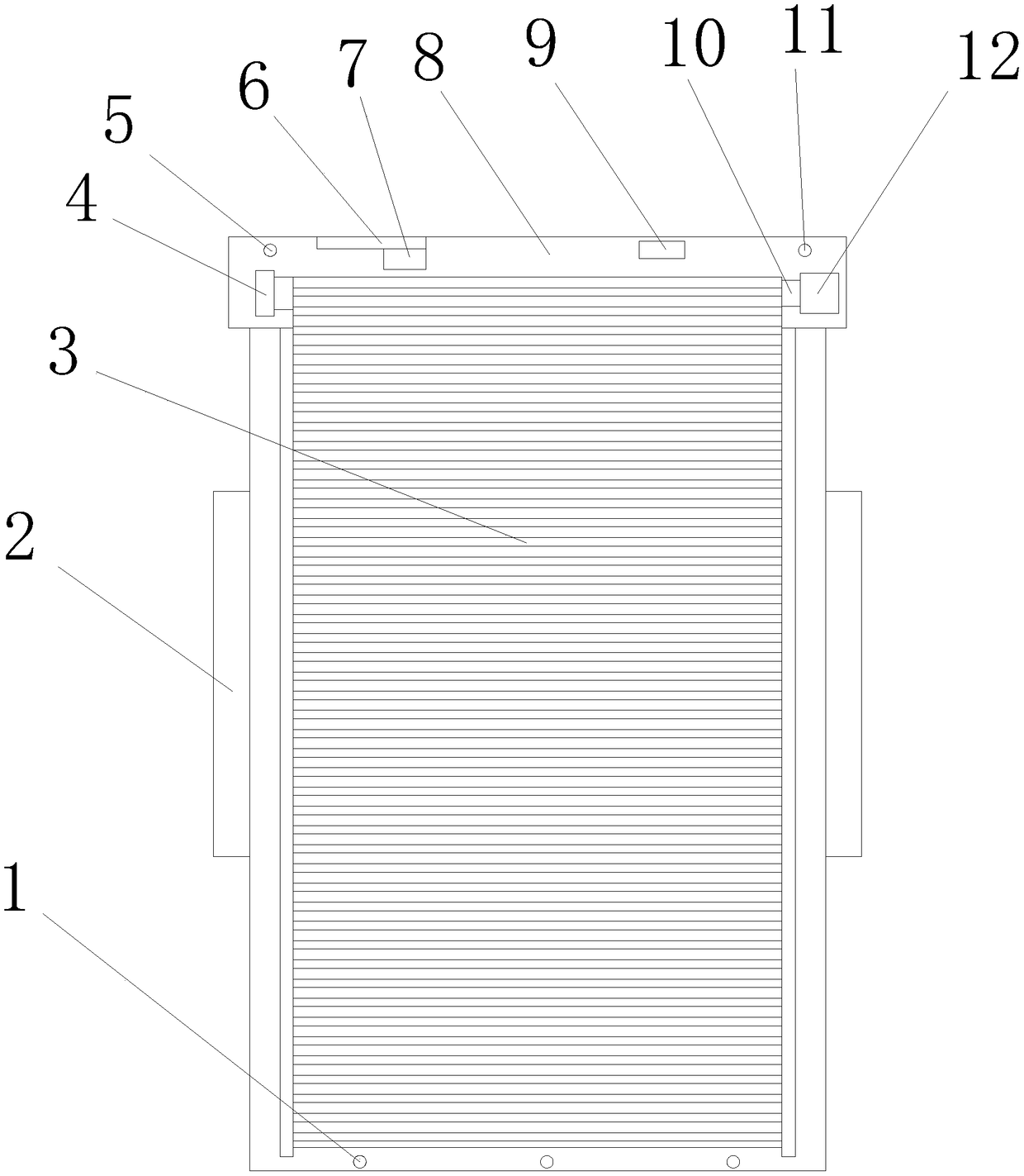 Early warning alarm device for integration window