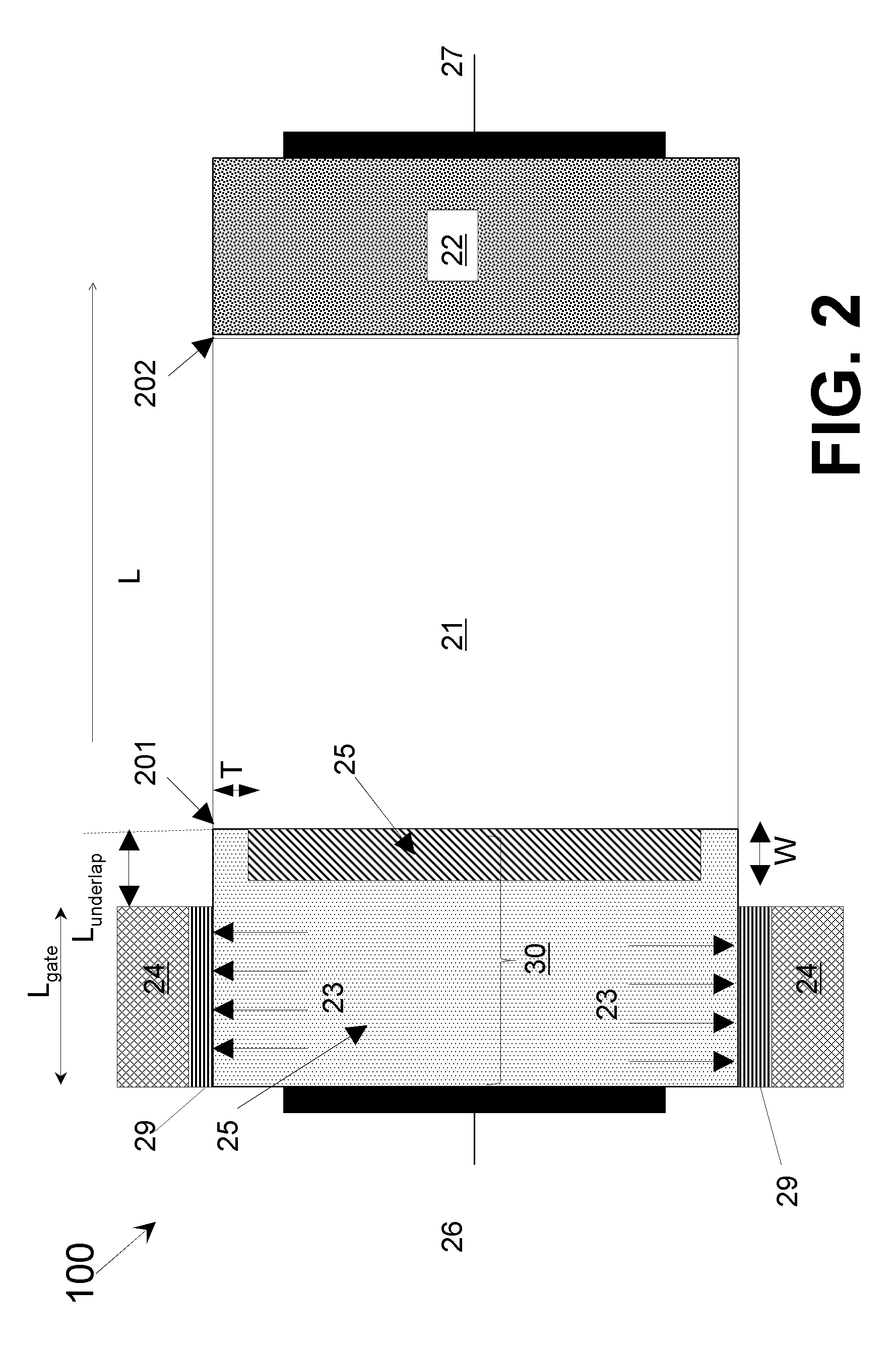 Line-tunneling tunnel field-effect transistor (TFET) and manufacturing method