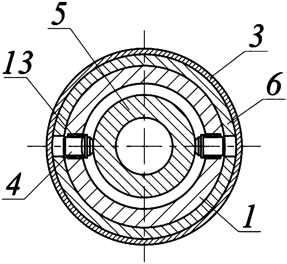 Liquid-controlled type under-shaft savaging tool