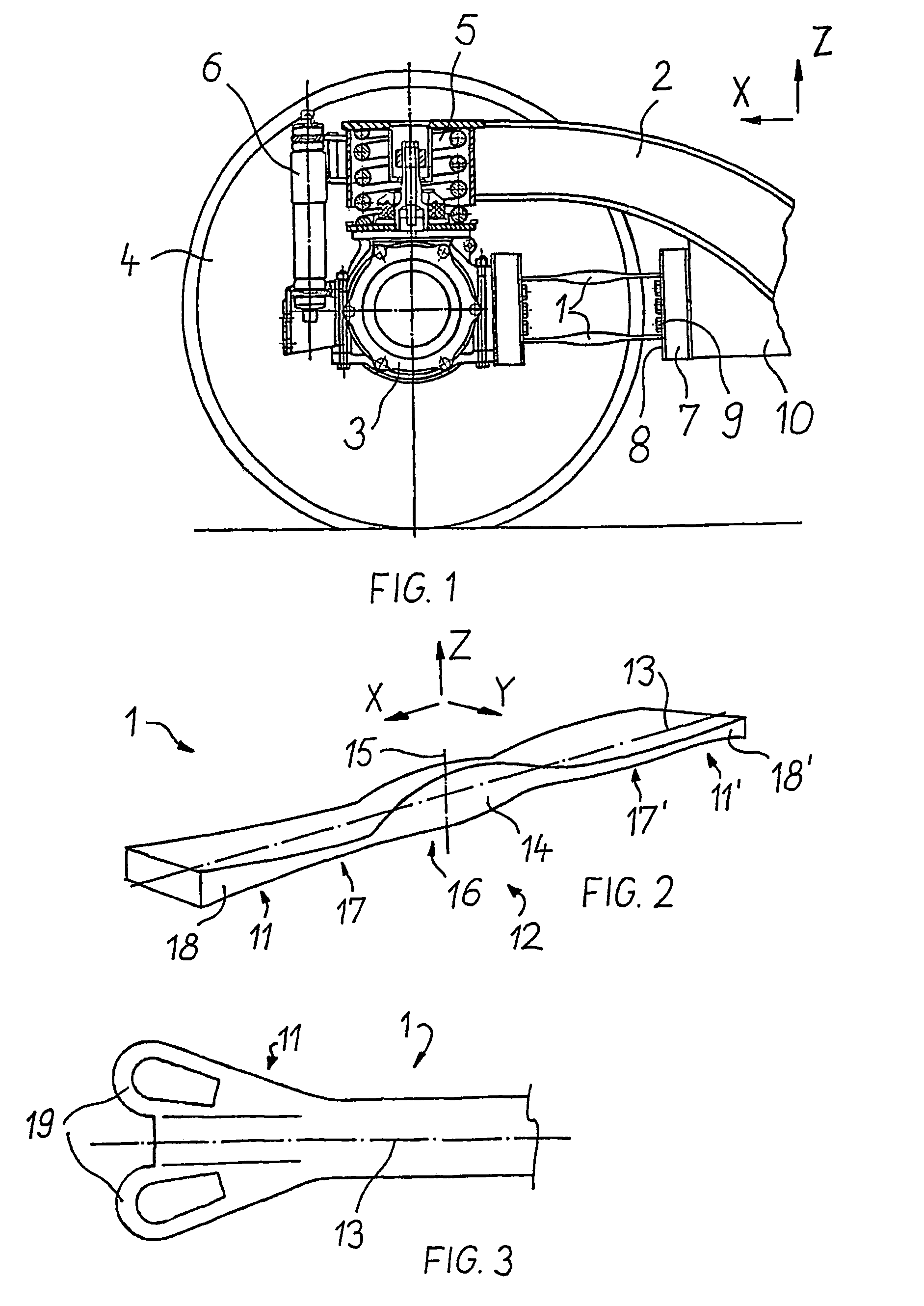 Axle guide