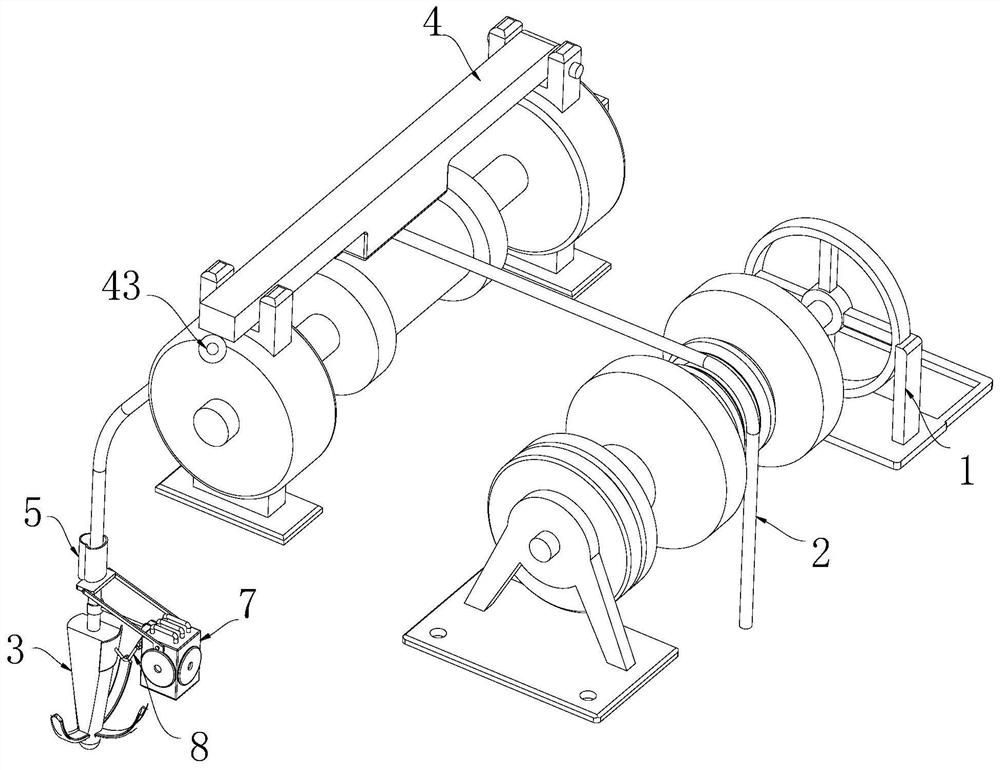 Intelligent anchoring device for navigation transport ship