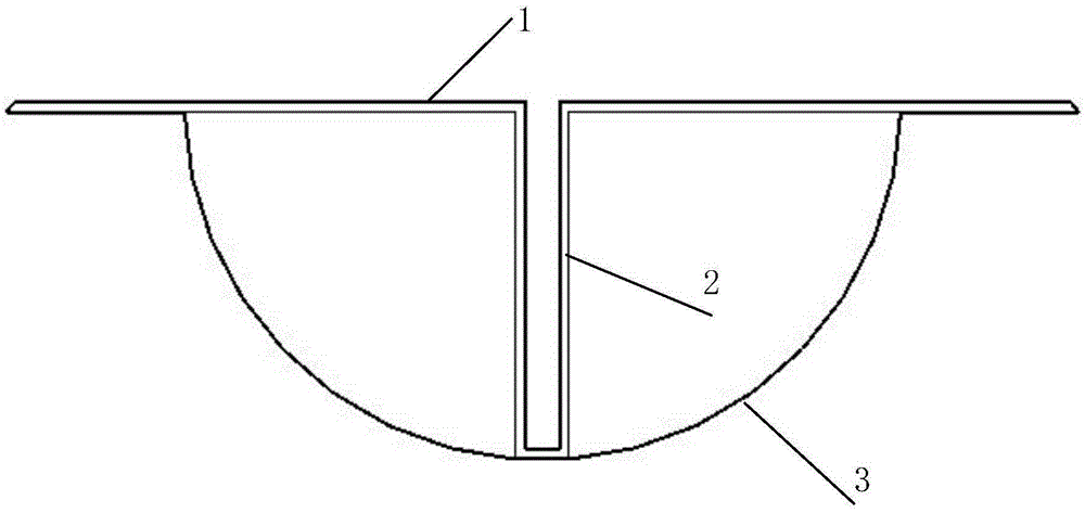 Construction method for air bag type concrete project deformation joint water stop cavity mold