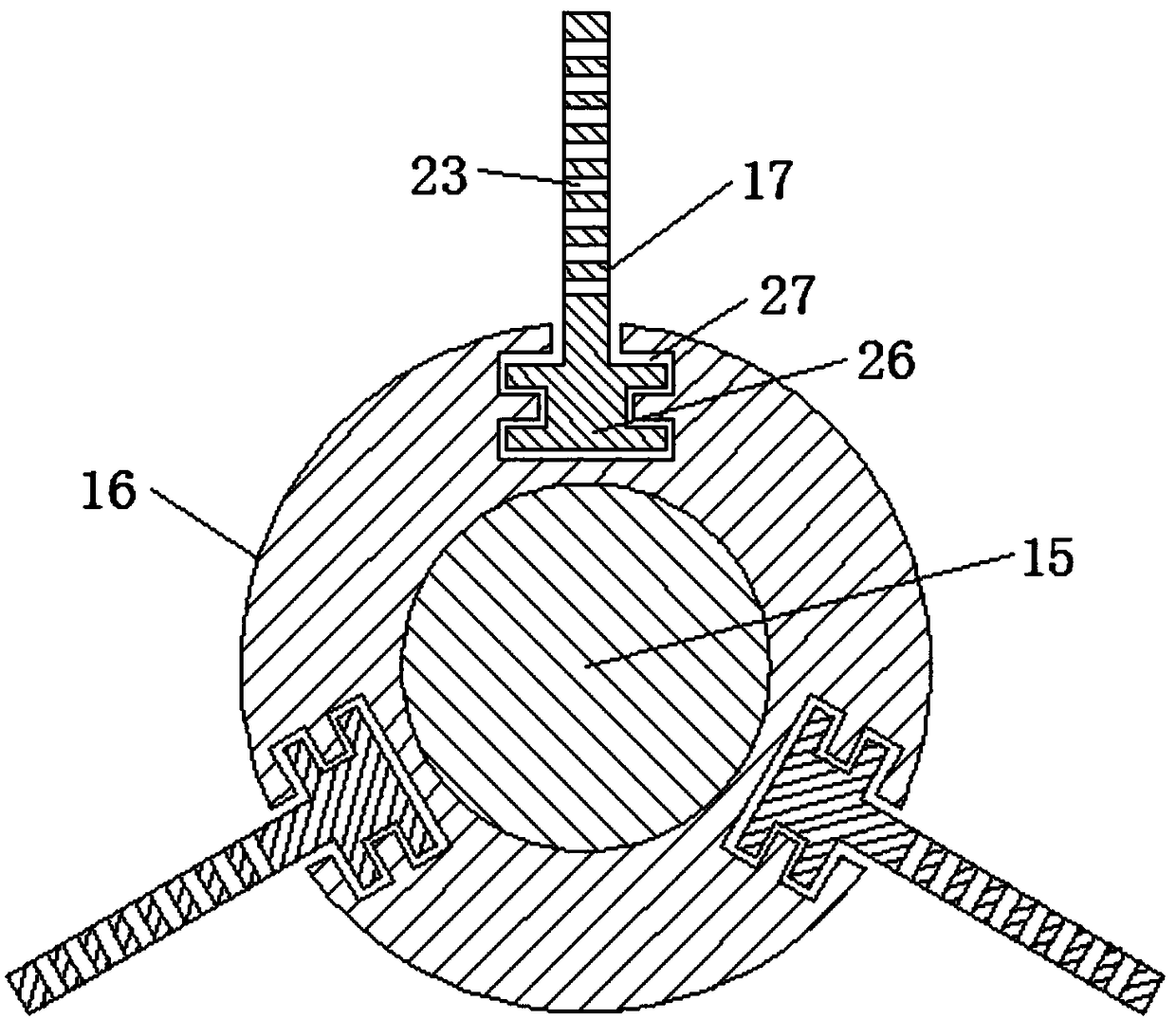 Paint stirring equipment for preventing accumulation and retention