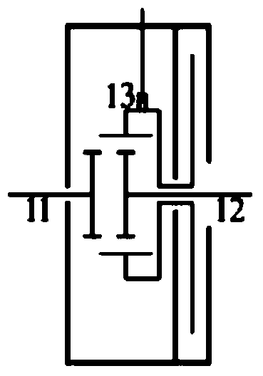 Mechanical-electric hybrid energy change device and control method thereof