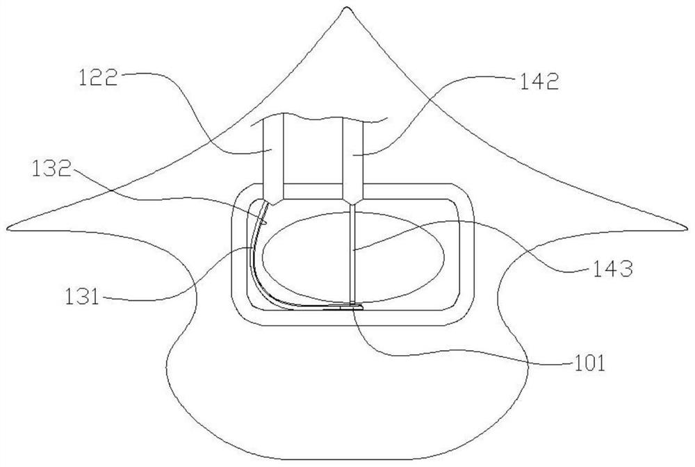 Spinal cord half-cutting device and half-cutting method for manufacturing animal spinal cord injury model