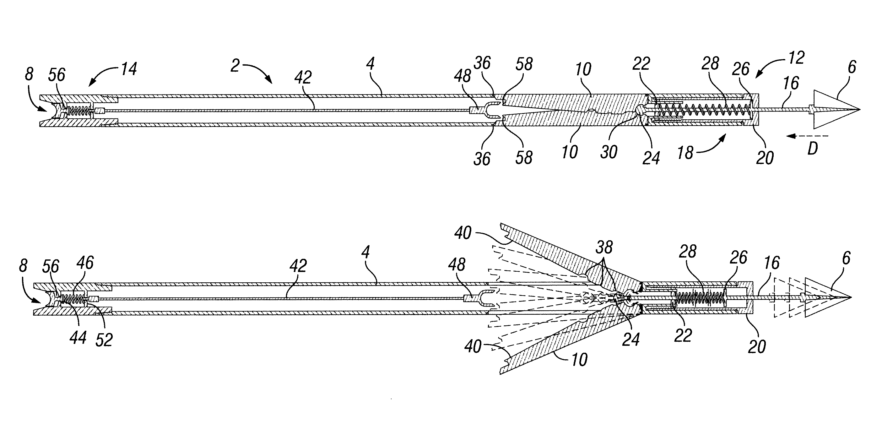 Ballistic arrow