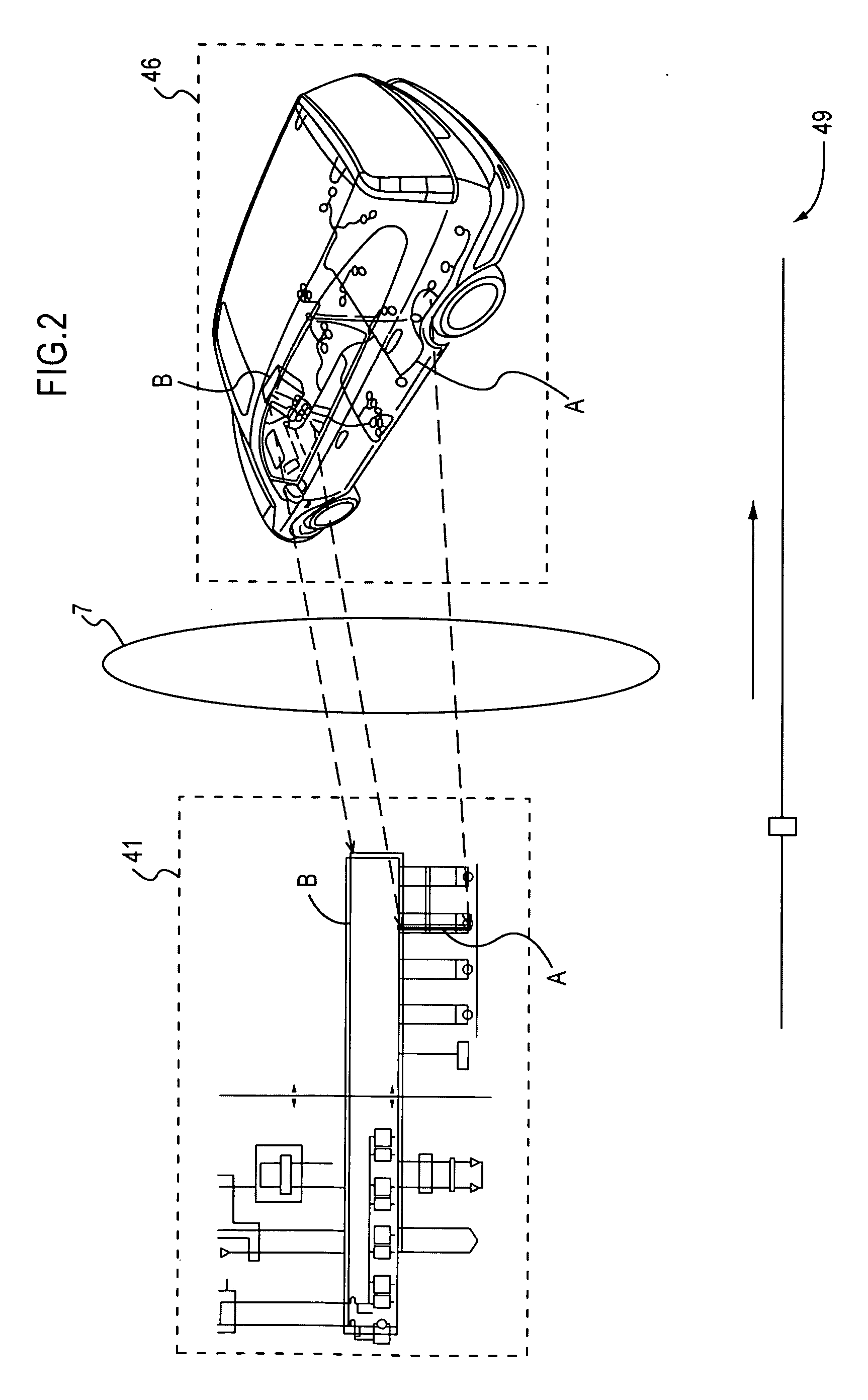 Apparatus for displaying wiring