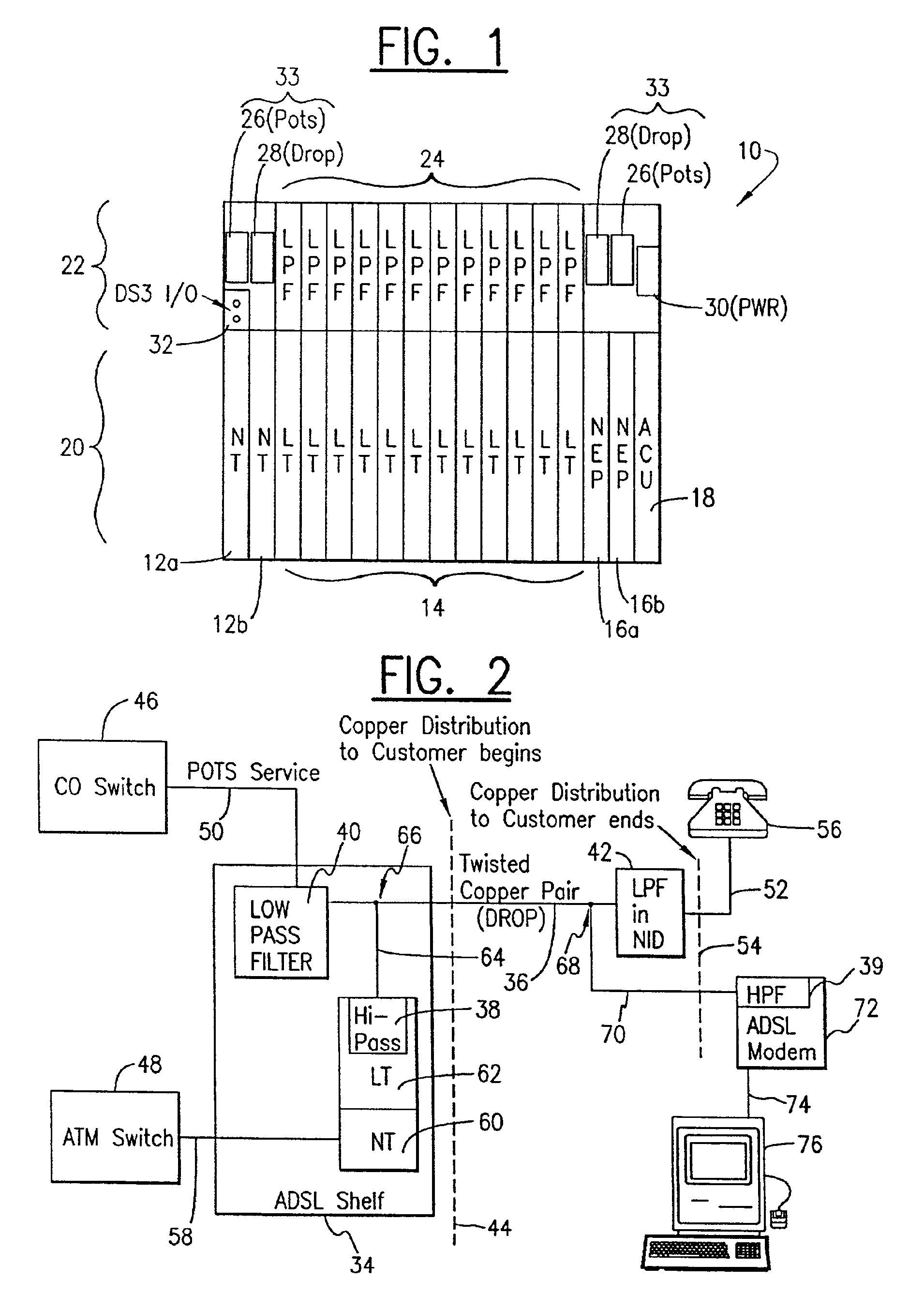 Line termination equipment