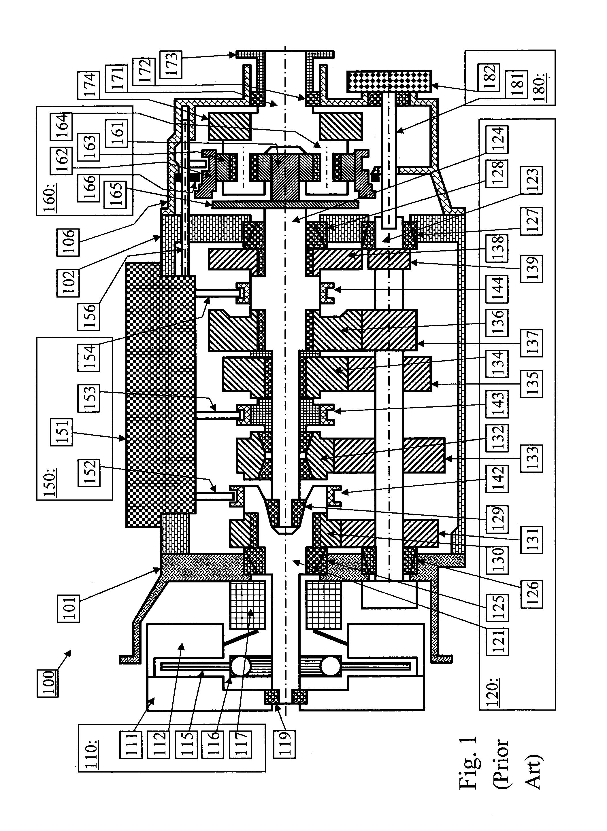 Powershift transmission in a motor vehicle