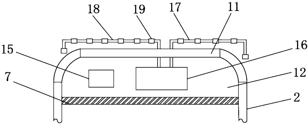 Guardrail for municipal road construction and convenient to splice