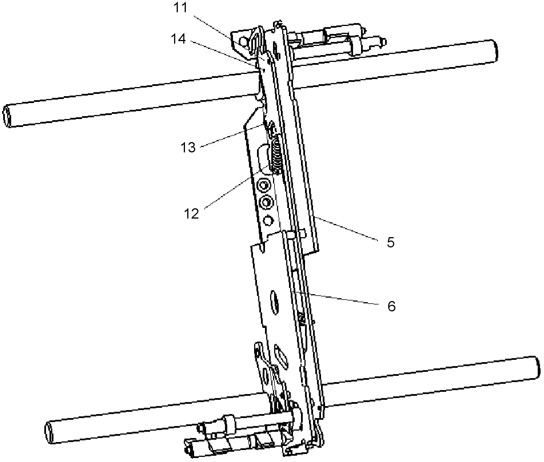 Interlocking device of change-over switch