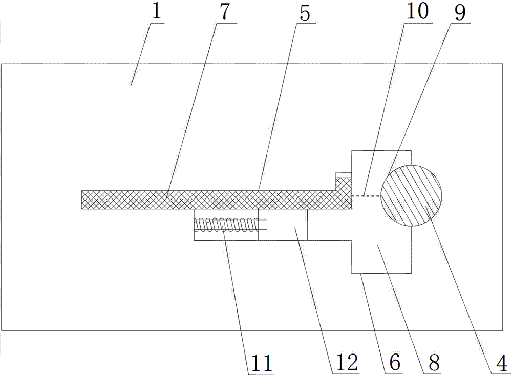 Male die lubricating structure based on self-oil-absorption metal and male die lubricating method