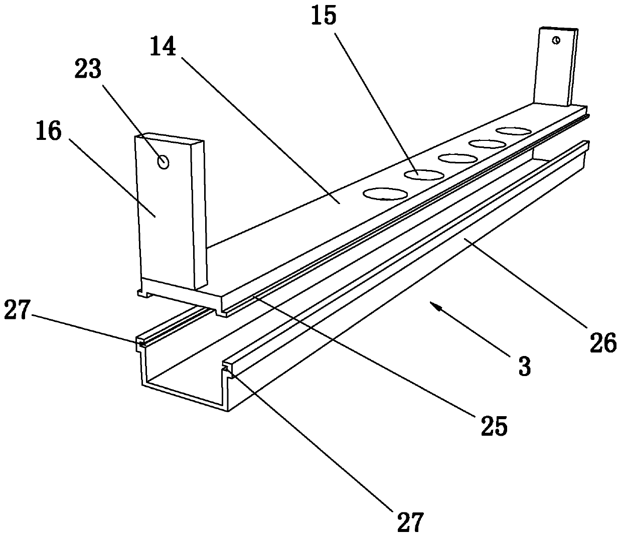 Switch cascade mounting rack for omnibearing organization management system and use method thereof