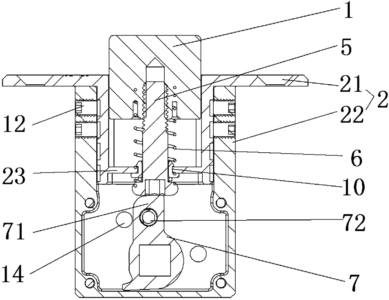 Door and window lock body with adjustable and automatic locking and unlocking functions