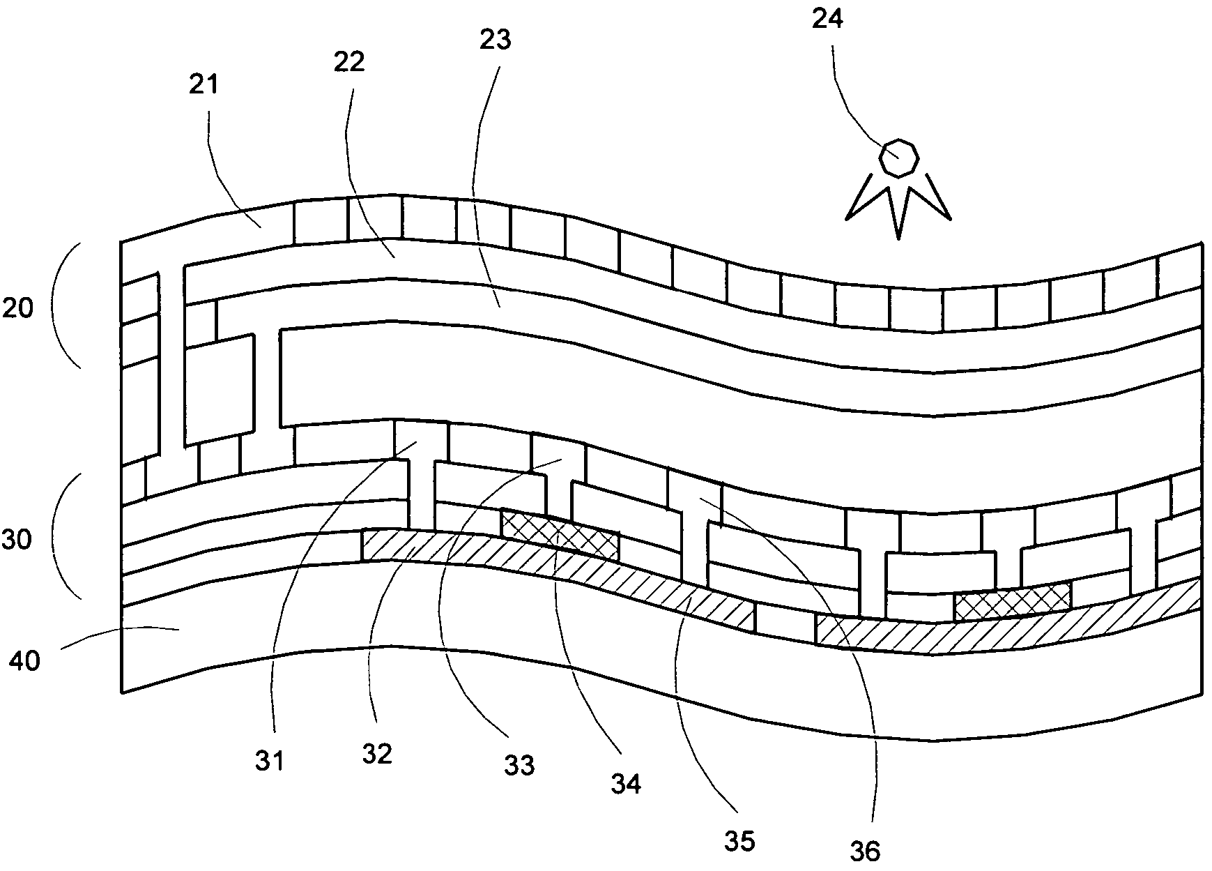 Method to fabricate a thin film non volatile memory device scalable to small sizes