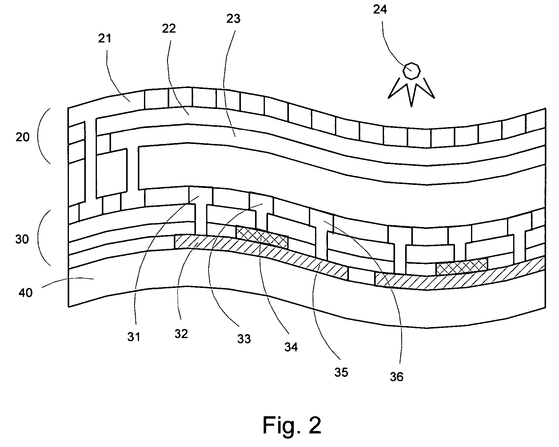 Method to fabricate a thin film non volatile memory device scalable to small sizes