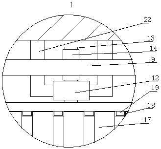 Construction device for wall connecting piece assembly for scaffold