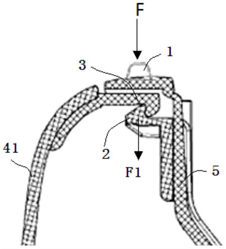 Push type locking and unlocking mechanism