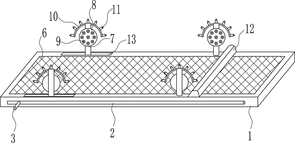 Fast automobile flushing device for auto beauty