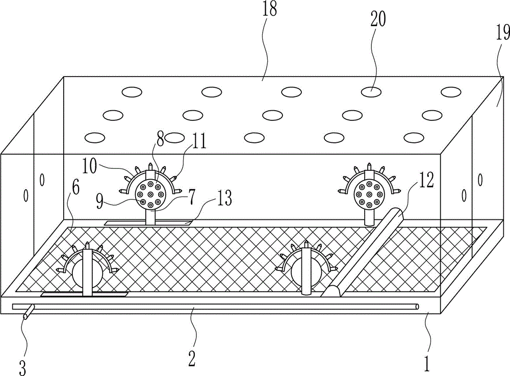 Fast automobile flushing device for auto beauty