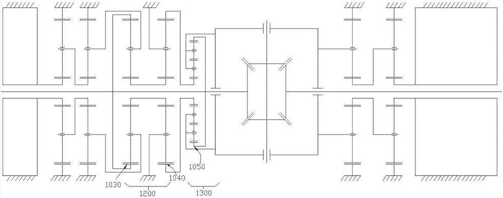 Electric differential mechanism with torque directional distributing function